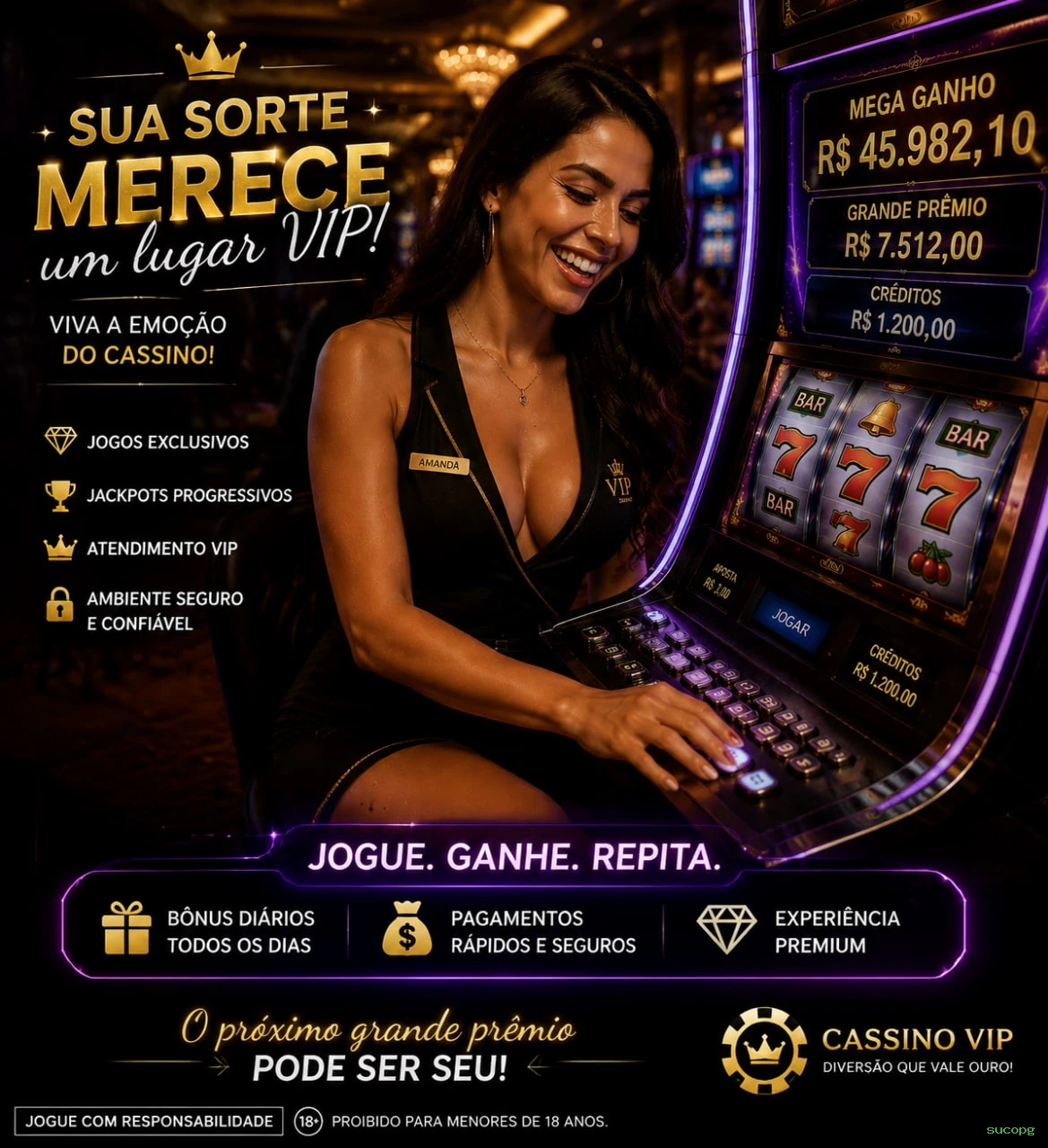 Streaming 4K no cassino ao vivo da sucopg